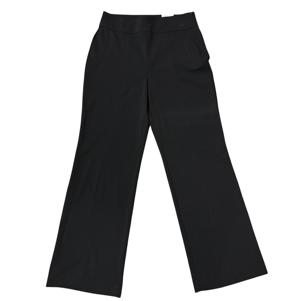 INC International Concepts Womens 10 High Rise  Black Wide Leg Pants NWT‎